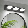 1-132.jpg LED Modern Bathroom Vanity Light Fixtures (3-Light, 20-Inch), Matte Black Modern Acrylic Bathroom Wall Lighting Fixtures Over Mirror (Cool White 6000K)