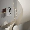 7 Light Dining Room Pendant Light, Large Chandelier Adjustable Hanging Line, Living Room Pendant Light, Foyer Chandelier, Stairwell Pendant Lights, Bedroom