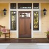 2-Pack Vintage Wall-Mounted Outdoor Lantern Light C Elegant Black Metal Sconce for Porch, Patio, and Garden Lighting (Bulb Not Included)