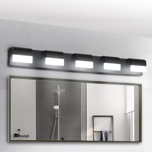 1-93.jpg Modern Bathroom Vanity Lighting 5-Light LED Vanity Lights Over Mirror Bath Wall Lighting