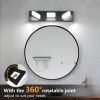 2-129.jpg LED Modern Bathroom Vanity Light Fixtures (6-Light, 39-Inch), Matte Black Modern Acrylic Bathroom Wall Lighting Fixtures Over Mirror (Cool White 6000K)