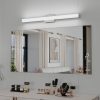 2-139.jpg Bathroom Vanity Light Brushed Nickel Square LED 41 inch 24W 6000K Cool White Light Wall Bar Lighting Fixtures Over Mirror (Brushed Nickel, 41in)