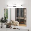 Bathroom Vanity Light Black - 33 inch Modern Vanity Lights for Bathroom - 18W LED Bath Lights Over Mirror Cool White Light 6000K