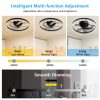 Smart Flush Mount Ceiling Fan with Light C 20-inch Integrated LED Chandelier with 5 Invisible Blades, Remote Control & Timer, Dimmable Lighting, Ultra-Quiet Operation for Bedroom, Living Room