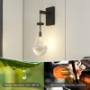 Wall Sconces Set of Two, Black Dimmable Raindrop Wall Lighting, Modern Bathroom Sconces Wall Lamps Vanity Lighting for Living Room, Wall Lights for Bedroom, Hallway