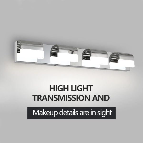 2-88.jpg Modern Bathroom Vanity Lighting 4-Light LED Vanity Lights Over Mirror Bath Wall Lighting
