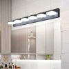 3-100.jpg Modern 6-Light Black LED Vanity Mirror Light Fixture For Bathrooms And Makeup Tables