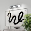 Modern Chrome LED Vanity Light, 3-Lights Wall Sconce for Bathroom and Mirror, Sleek Minimalist Design, Energy-Efficient, Easy to Install