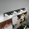 3-128.jpg LED Modern Bathroom Vanity Light Fixtures (6-Light, 39-Inch), Matte Black Modern Acrylic Bathroom Wall Lighting Fixtures Over Mirror (Cool White 6000K)