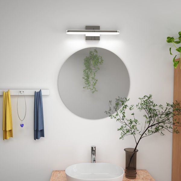 3-134.jpg LED Bathroom Vanity Light Bar Dimmable Bathroom Light Fixtures Modern Over Mirror Lighting Fixture 16Inch BathWall LIght 8W Wall Sconce Lighting for Bathrooms Bedroom Living Room Indoor 6000K