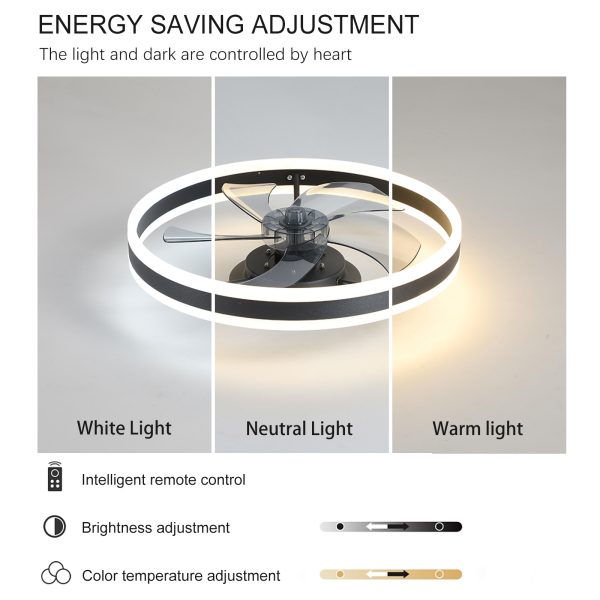 3-218.jpg Ceiling Fan with Lights Dimmable LED