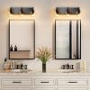 3-50.jpg Bathroom Vanity Light,Modern 3-Light Bathroom Lighting Fixtures Over Mirror with Clear Glass Shade and Metal Base,Matte Black Bathroom Lighting