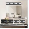29" Modern 4-Light LED Vanity Light, Sleek Black Bathroom Wall Light Fixture for Mirror, Shower, and Bathroom Decor