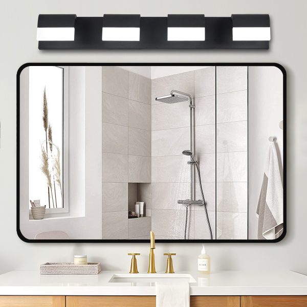 3-87.jpg 4-Light Acrylic Matte Black Bathroom Vanity Mirror Light