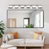 3-91.jpg Modern Bathroom Vanity Lighting 6-Light LED Vanity Lights Over Mirror Bath Wall Lighting