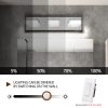 Modern Chrome LED Vanity Light, 3-Lights Wall Sconce for Bathroom and Mirror, Sleek Minimalist Design, Energy-Efficient, Easy to Install