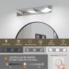 Modern Chrome LED Vanity Light, 3-Lights Wall Sconce for Bathroom and Mirror, Sleek Minimalist Design, Energy-Efficient, Easy to Install