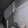 7 Light Dining Room Pendant Light, Large Chandelier Adjustable Hanging Line, Living Room Pendant Light, Foyer Chandelier, Stairwell Pendant Lights, Bedroom