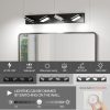 Modern Chrome LED Vanity Light, 4-Lights Wall Sconce for Bathroom and Mirror, Sleek Minimalist Design, Energy-Efficient, Easy to Install