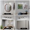 5-122.jpg LED Vanity Lights 28in Bathroom Lights Fixtures over Mirror 4 Light LED Lighting Fixture for Bathroom 18W Mirror Lighting Fixture Modern Bath Light Bar Chrome Bath