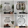 5-125.jpg LED Modern Bathroom Vanity Light Fixtures (3-Light, 20-Inch), Matte Black Modern Acrylic Bathroom Wall Lighting Fixtures Over Mirror (Cool White 6000K)