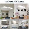 Modern LED Vanity Lights for Bathroom 32IN 16W Daylight White Chrome Light Fixtures Bathroom Lights Over Mirror Vanity Lighting Fixtures Vanity Light