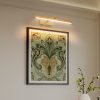 16inch Gold Bathroom Light Fixtures Over Mirror Modern Dimmable LED Vanity Light for Bathroom Wall Lighting