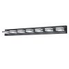 45" Modern Black 7-Light LED Vanity Light, Square Acrylic Lampshades Wall Mount Fixture for Bathroom, Mirror Lighting